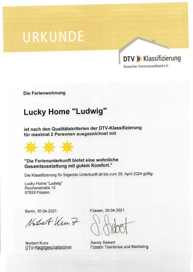 Lucky Home Ludwig Appartment Fussen Exterior foto